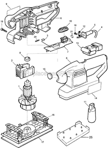 Part Location Diagram of 808495-01 DeWALT Actuator